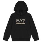 Boys Black Logo Tracksuit , 2, hi-res