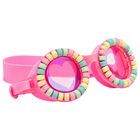 Girls Pink Candy Swimming Goggles, 2, hi-res