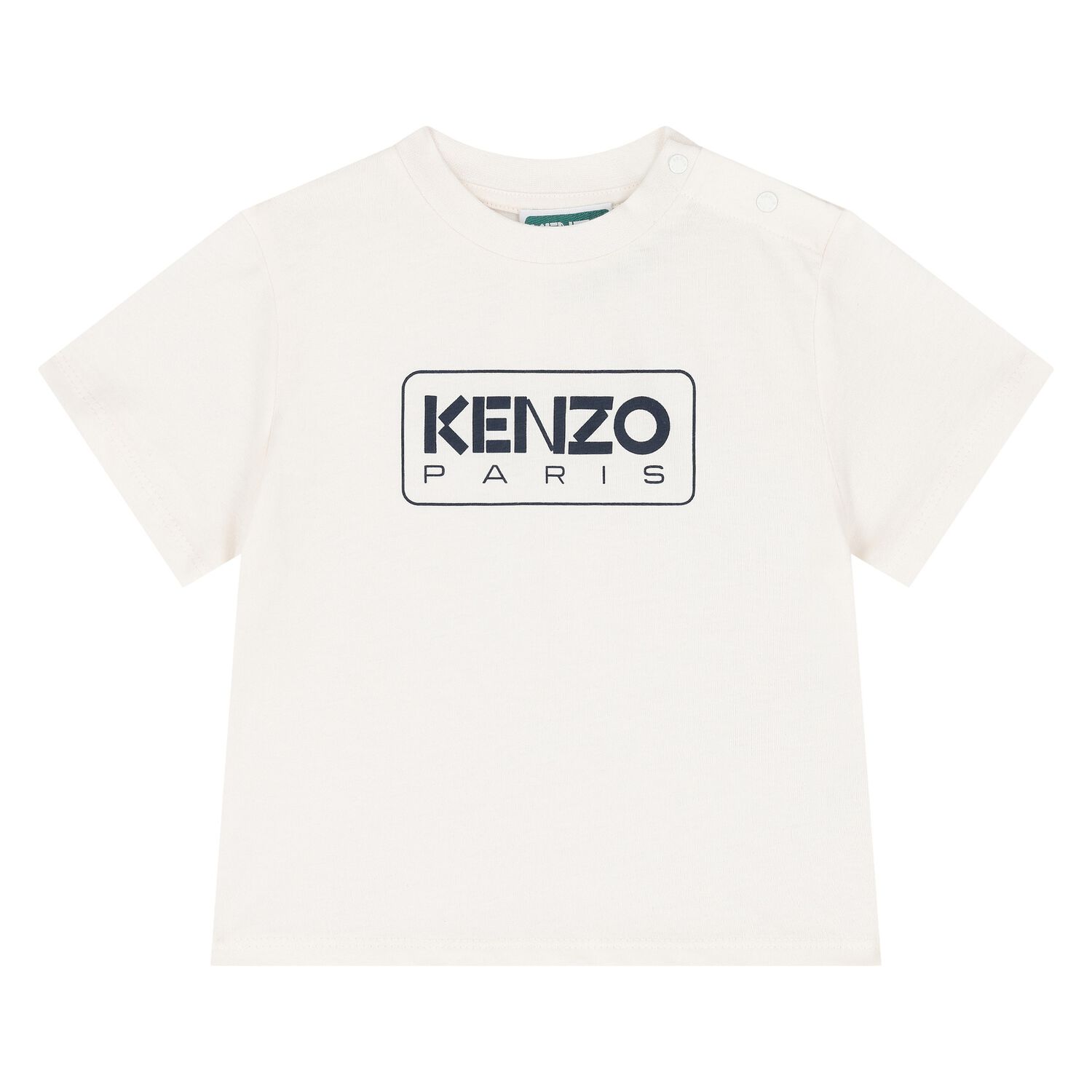 Younger White & Navy Blue Logo T-Shirt, 2, hi-res image number null