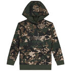 Green & Black Trefoil Logo Camouflage Hooded Top, 2, hi-res