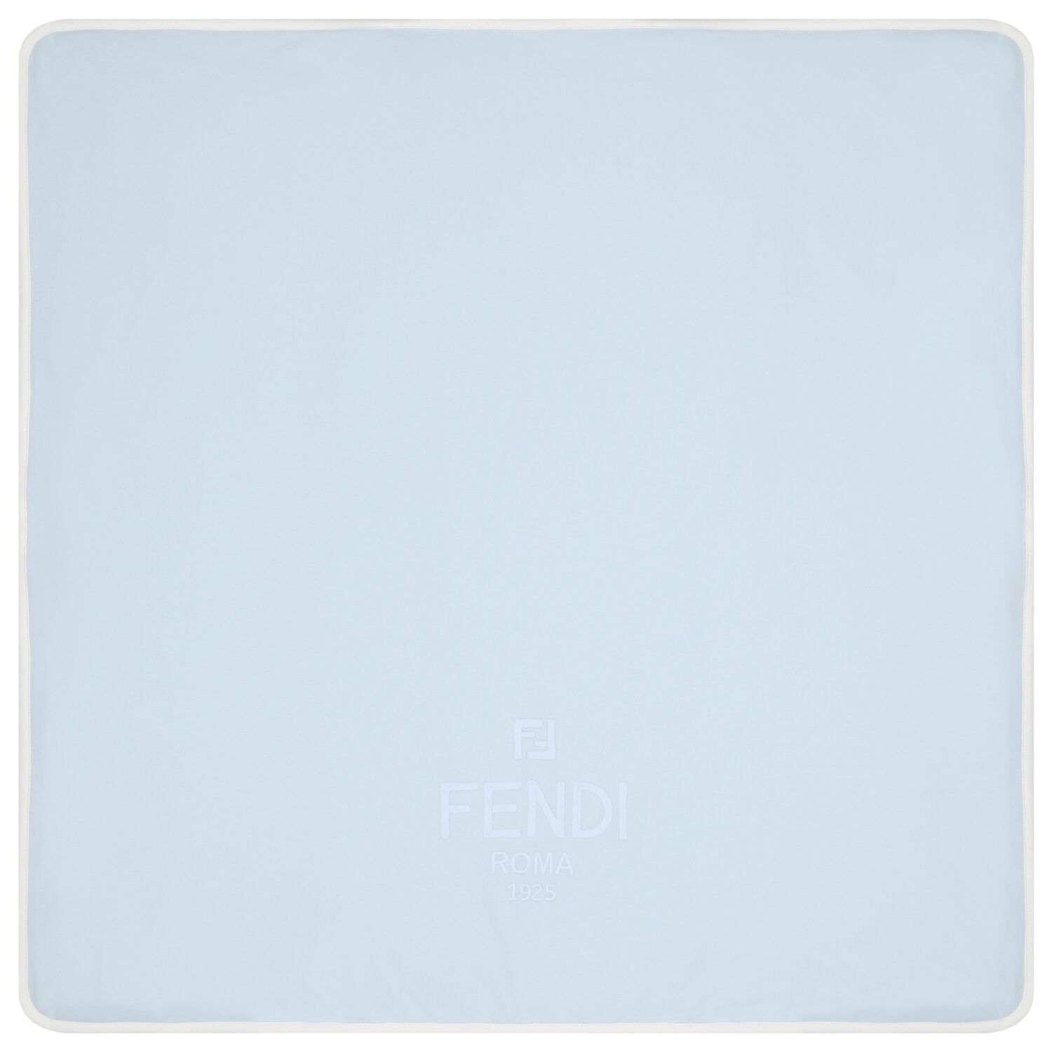 Baby Boys Blue Logo Blanket, 2, hi-res