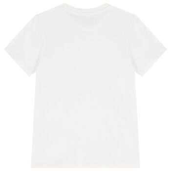 Boys White Logo T-Shirt 