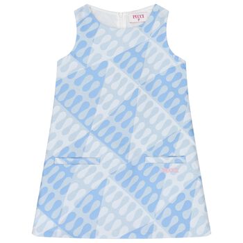 Girls Blue Leocorno Dress