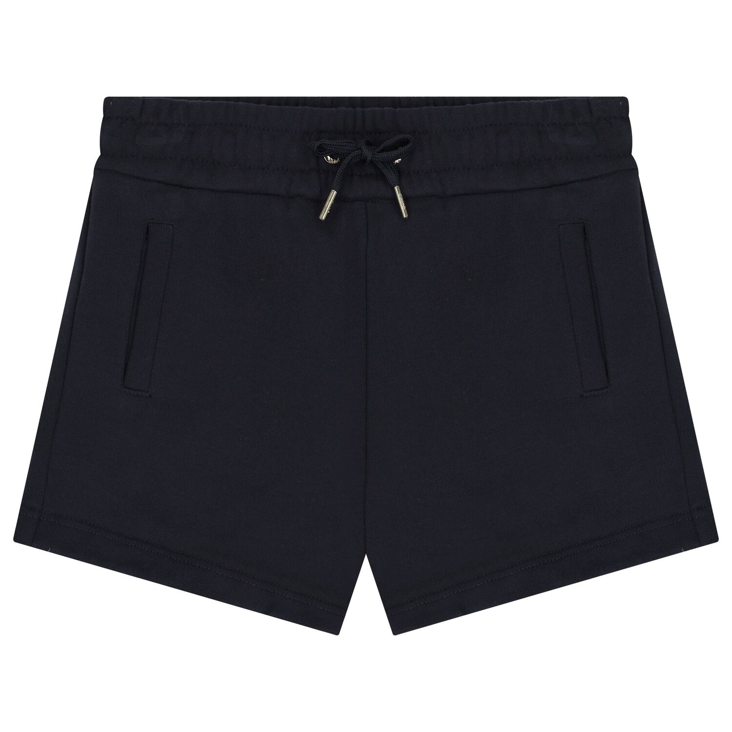 Girls Navy Blue Logo Shorts, 2, hi-res image number null
