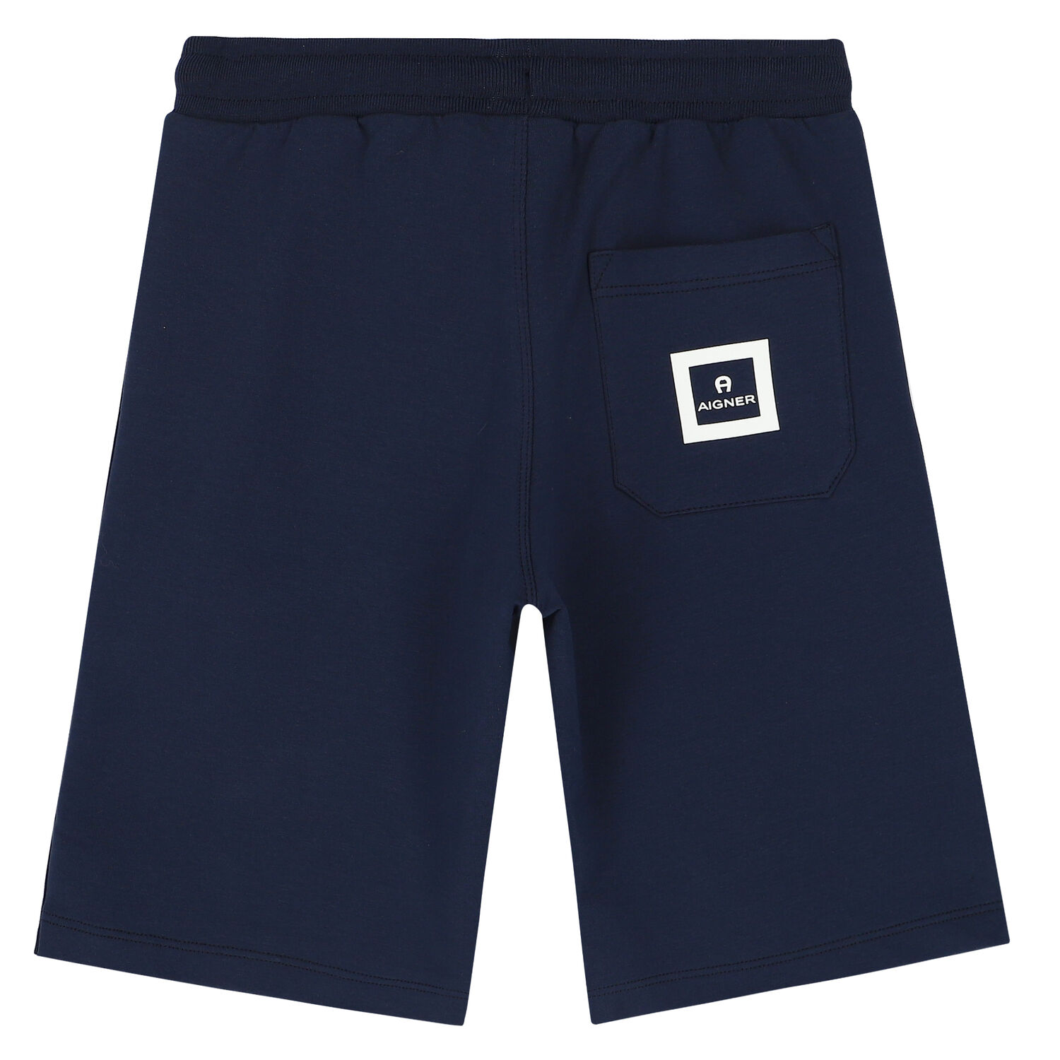 Boys Navy Logo Shorts, 2, hi-res