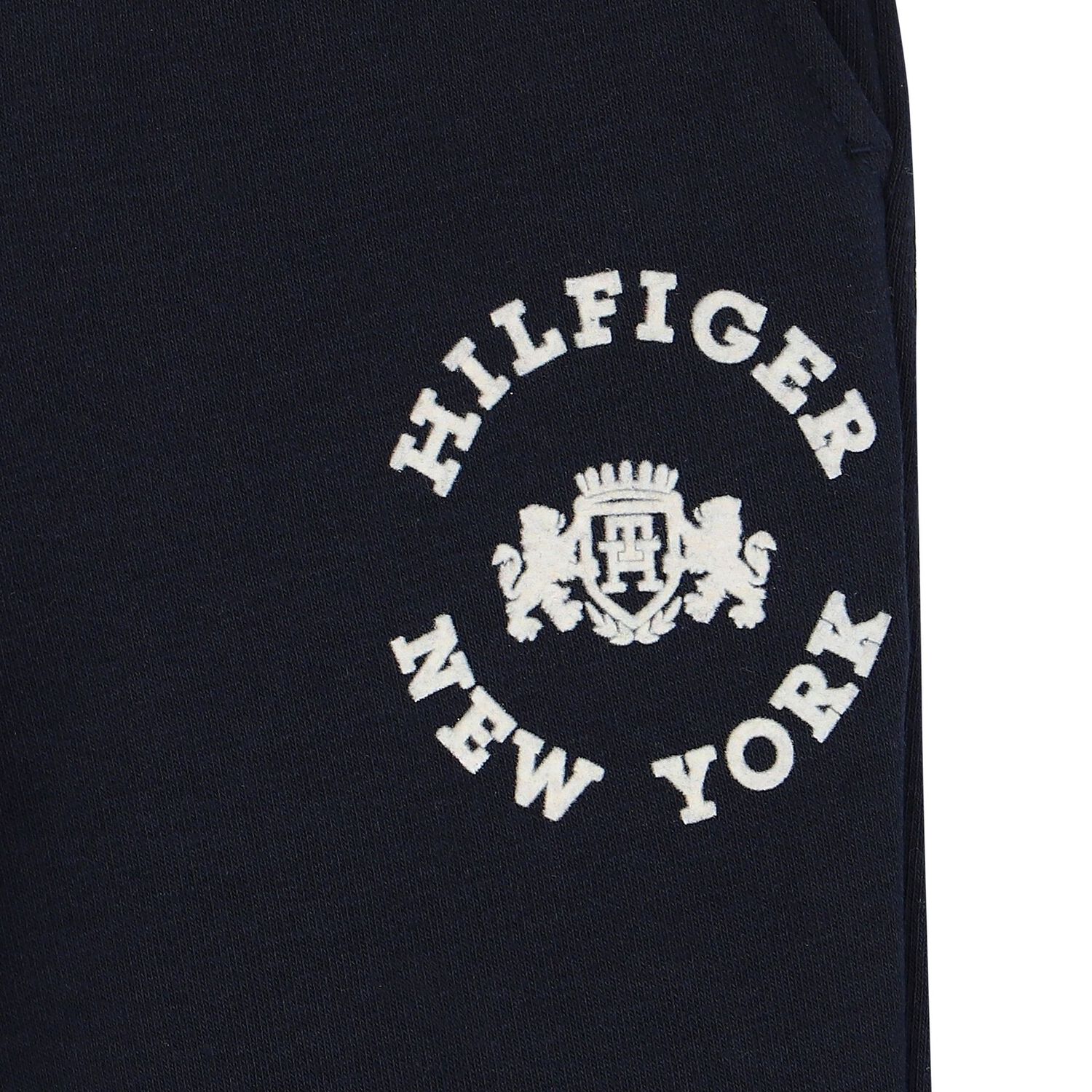 بنطلون رياضى أولاد بالشعار باللون الكحلى, 1, hi-res