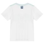 Boys Blue Palm Tree Print Shorts Set, 1, hi-res