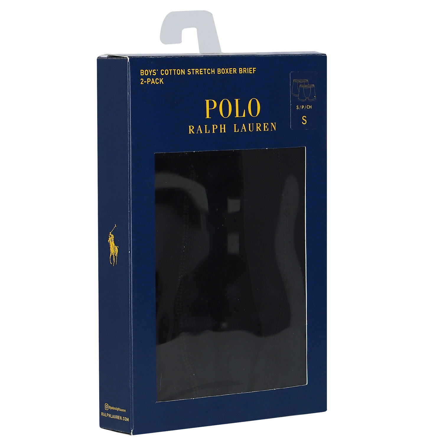 شورت بوكسر أةلاد بالشعار باللون الاسود (2 قطع), 1, hi-res image number null