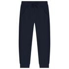 Boys Blue & Navy Blue Tracksuit, 1, hi-res
