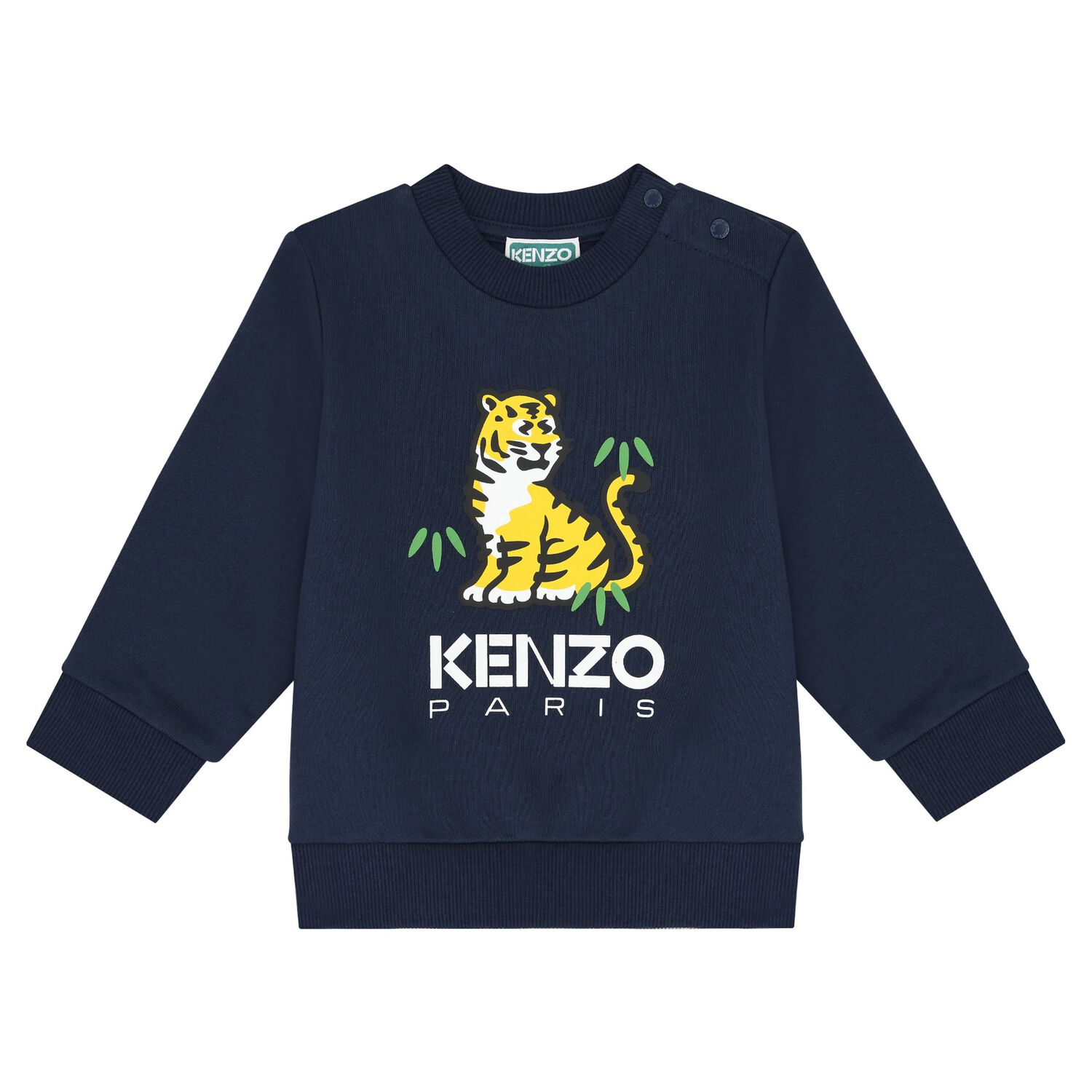 Younger Boys Navy Sweatshirt, 1, hi-res