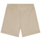 Beige Logo Shorts, 2, hi-res
