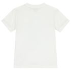 تي شيرت بولو دب أبيض للأولاد, 1, hi-res