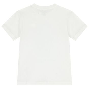 تي شيرت بولو دب أبيض للأولاد