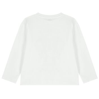 White Elephant Logo Long Sleeve Top