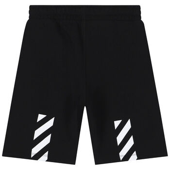 Black Logo Shorts