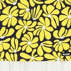 Girls Yellow & Navy Blue Floral Canvas Dress, 2, hi-res