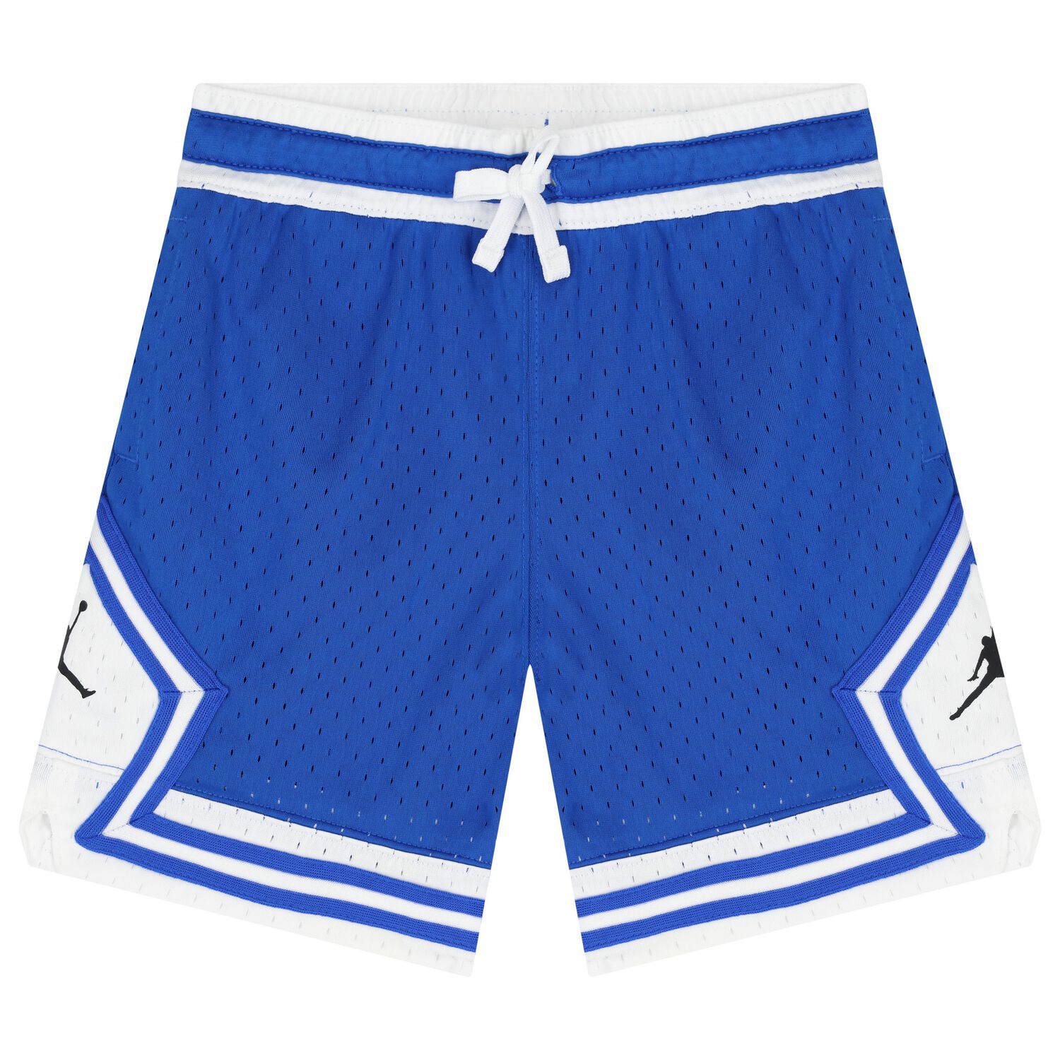 Boys Blue & White Jordan Logo Shorts, 1, hi-res