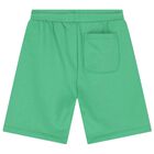 Boys Green Logo Shorts, 2, hi-res
