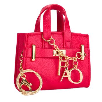 Girls Pink Mini Tote Bag Keychain ( 10CM )