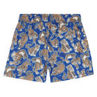 شورت سباحة باللون الأزرق للأولاد, 1, hi-res