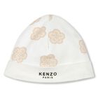 Ivory & Beige Boke Flower Babygrow Gift Set, 1, hi-res