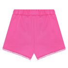 Younger Girls Pink Shorts, 3, hi-res
