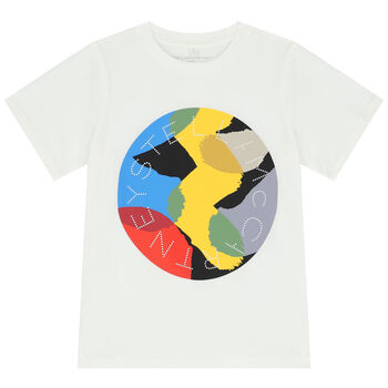Boys Ivory Logo T-Shirt