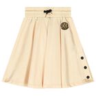 Girls Gold Logo Skirt, 1, hi-res