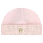 Baby Girls Pink Logo Babygrow Gift Set, 3, hi-res