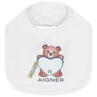 Baby Boys White & Blue Teddy Bear Logo Babygrow Gift Set, 1, hi-res